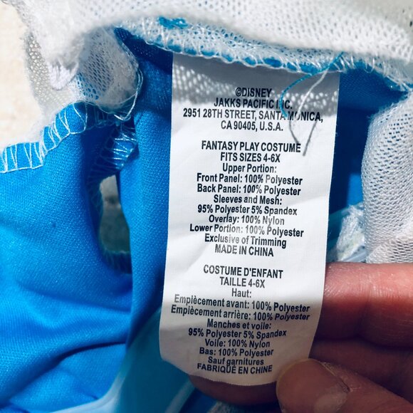 ❄️ [Kids 4-6X] DISNEY Frozen Elsa Princess Dress Halloween Costume Jakks Pacific - Picture 8 of 8